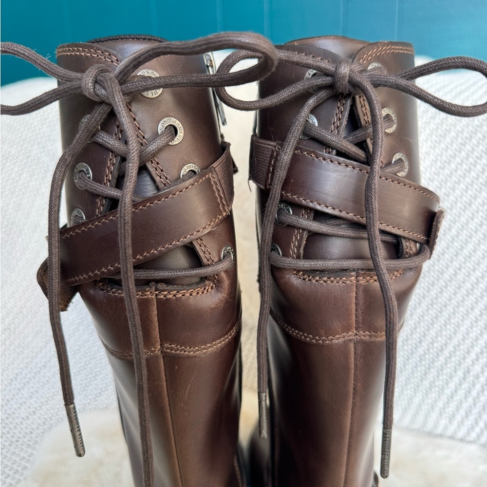 Harley-Davidson® Women's Kirtland Ride Brown Motorcycle Boots D87307 - Picture 8 of 13